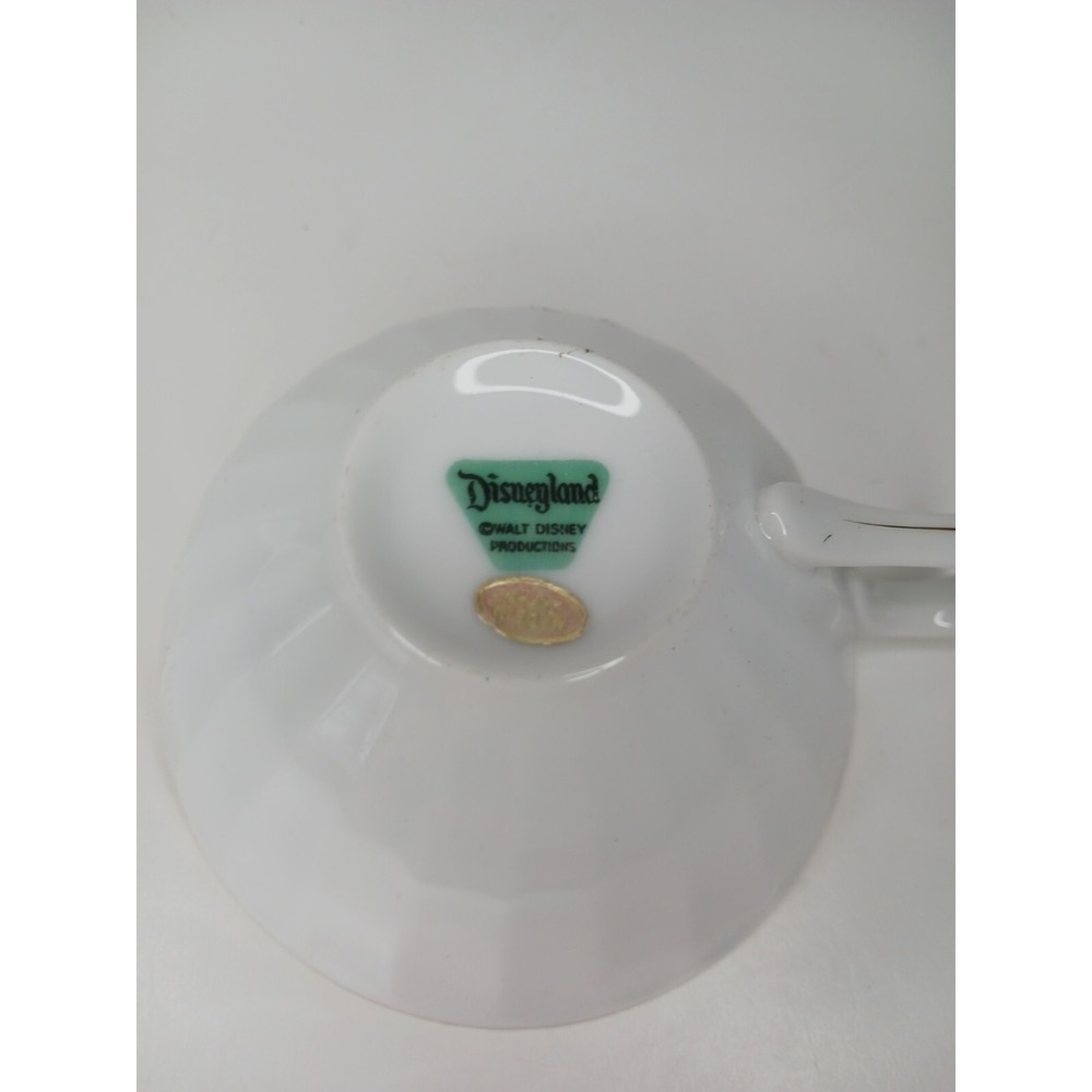 Vintage UNUSED Tinkerbell Disneyland Tea Cup Rare Gold Trim - Picture 9 of 10